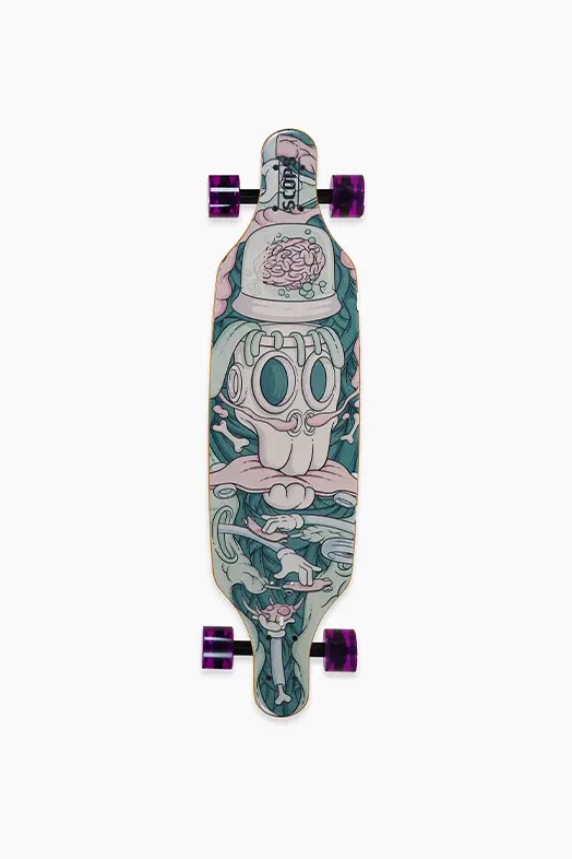 Skull Spillage Longboard