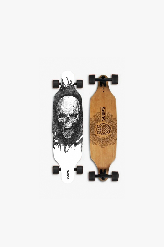 Splash of Skull Longboard
